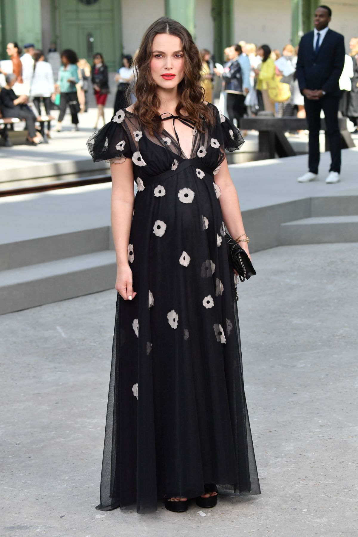 Pregnant KEIRA KNIGHTLEY at Chanel Cruise Collection 2020 Show in Paris ...
