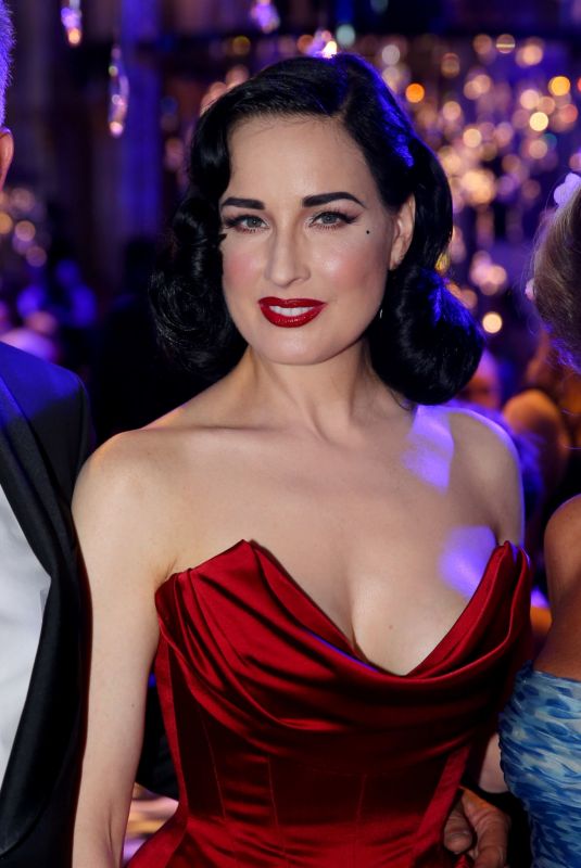 DITA VON TEESE at Life+ Solidarity Gala at Spiegelzelt in the City Hall 06/08/2019