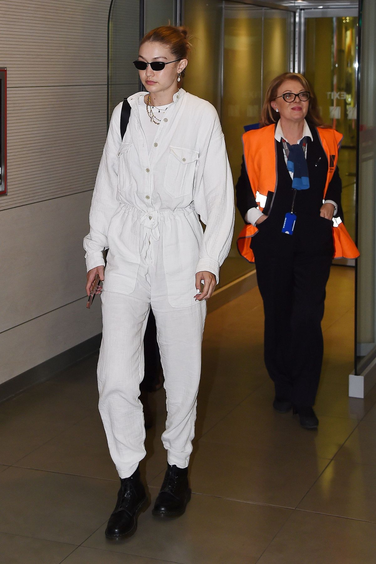 GIGI HADID Arrives at Florence Airport in Florence 06/12/2019 – HawtCelebs