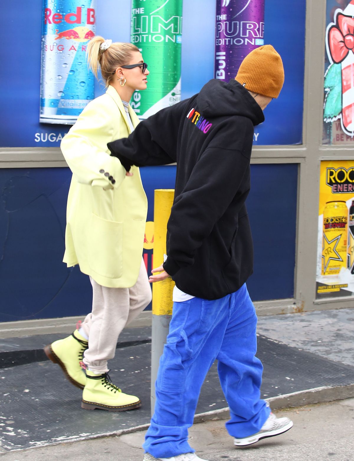 HAILEY and Justin BIEBER at a Juice Bar in Hollywood 06/01/2019 ...