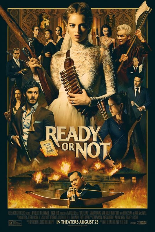 SAMARA WEAVING – Ready or Not Poster and Trailer