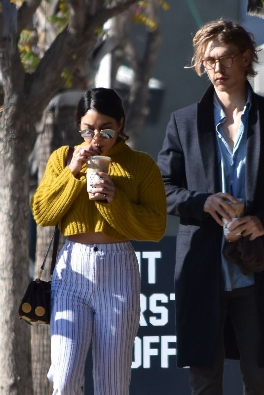 VANESSA HUDGENS and Austin Butler Out for Coffee in Studio City 06/14/2019