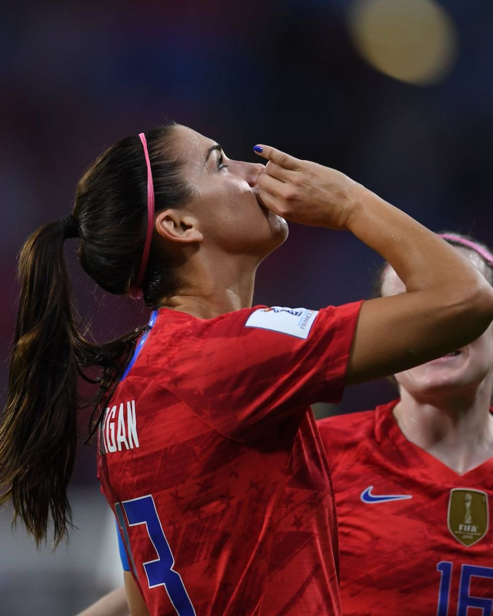 Alex Morgan At Fifa World Cup Usa Vs England Match In Lyon 07022019 Hawtcelebs 