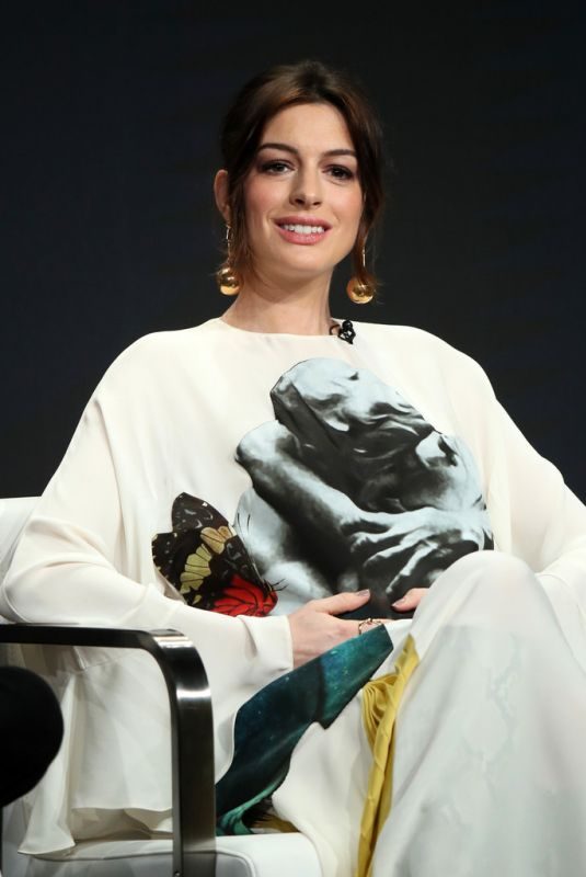 ANNE HATHAWAY at 2019 Summer TCA Press Tour in Beverly Hills 07/27/2019
