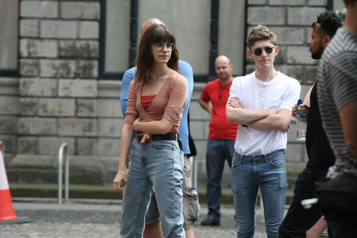 Daisy Edgar Jones On The Set Of Normal People In Dublin 07232019 Hawtcelebs 