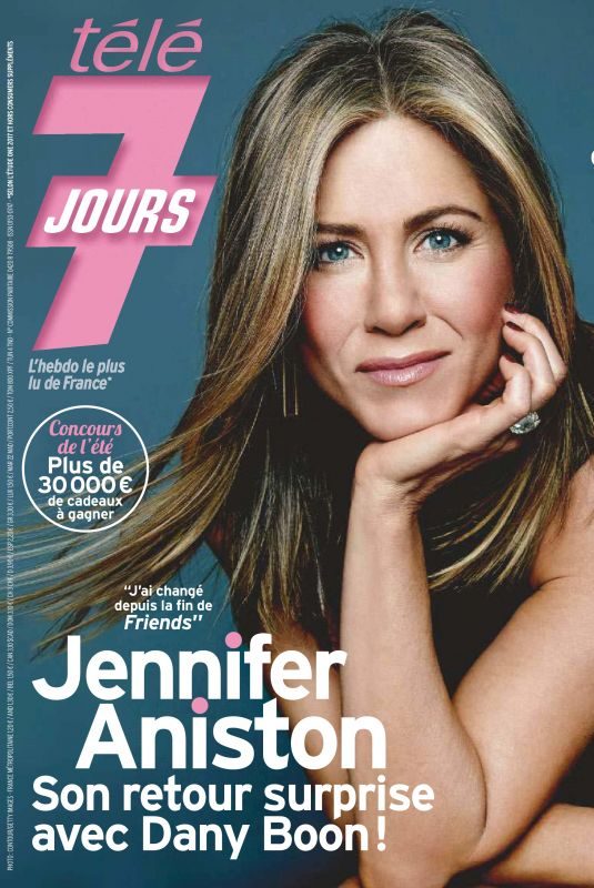 JENNIFER ANISTON in Tele 7 Jours Magazine, July 2019