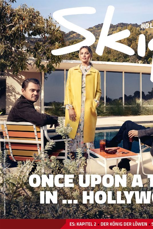 MARGOT ROBBIE, Leonardo Dicaprio and Bred Pitt on the Cover of Skip Magazine, July/August 2019