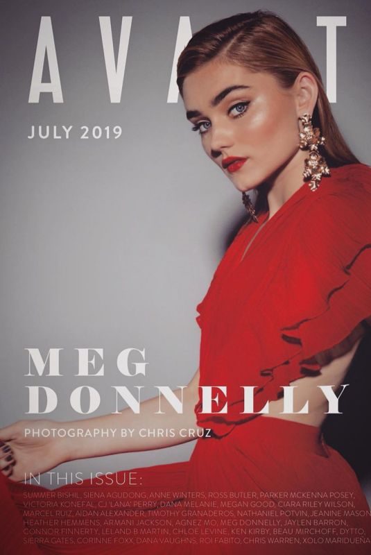 MEG DONNELLY for Avante Magazine, July 2019