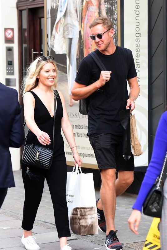 MOLLIE KING and Stuart Broad Out in London 07/23/2019