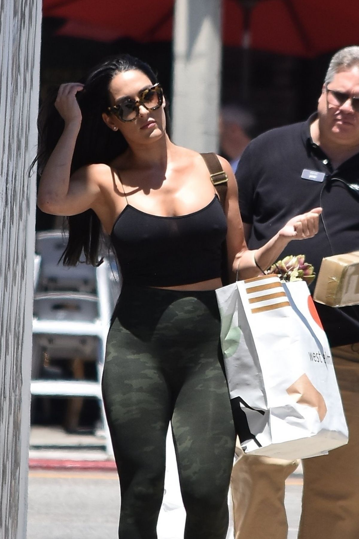 Nikki Bella Street Style - Grocery Shopping in Los Angeles 07/29/2019 •  CelebMafia