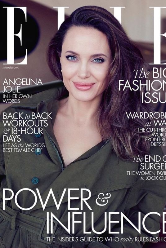ANGELINA JOLIE in Elle Magazine, September 2019