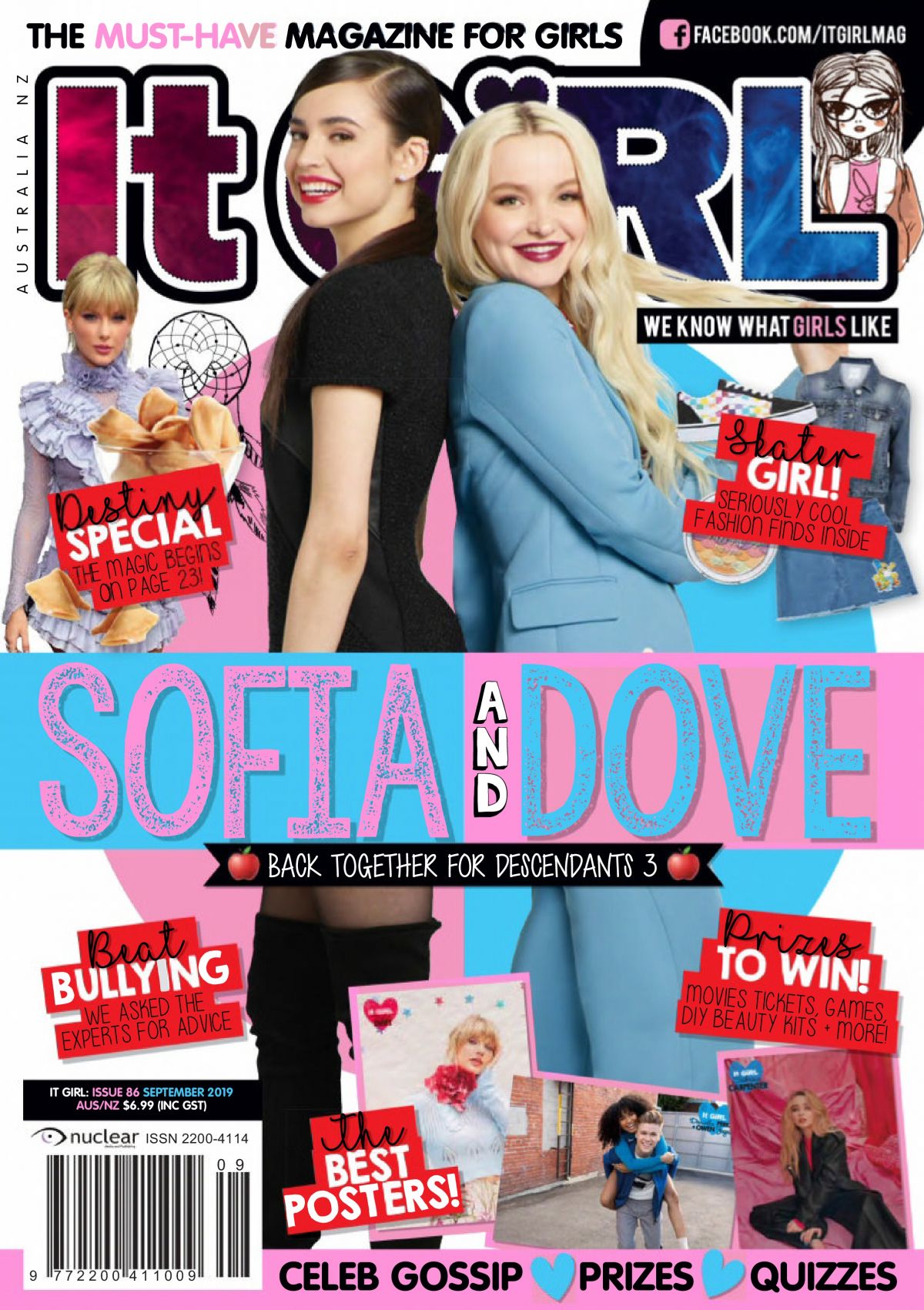 Dove Cameron And Sofi Carson In It Girl Magazine September 19 Hawtcelebs