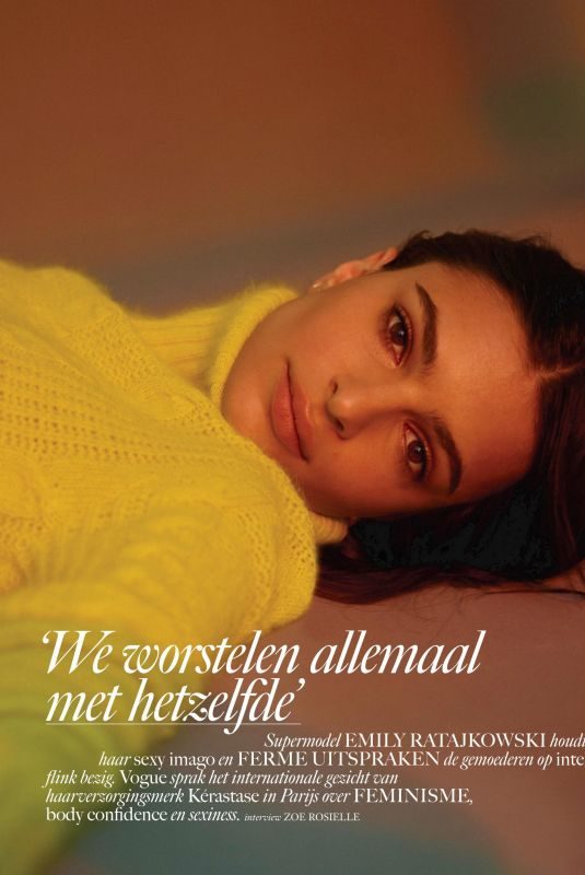 EMILY RATAJKOWSKI in Vogue Magazine, Netherlands September 2019