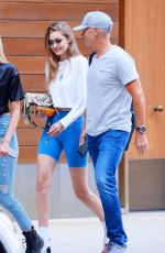 GIGI HADID Leaves Her Apartment in New York 08/05/2019