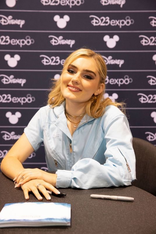 MEG DONNELLY at D23 Expo in Anaheim 08/25/2019