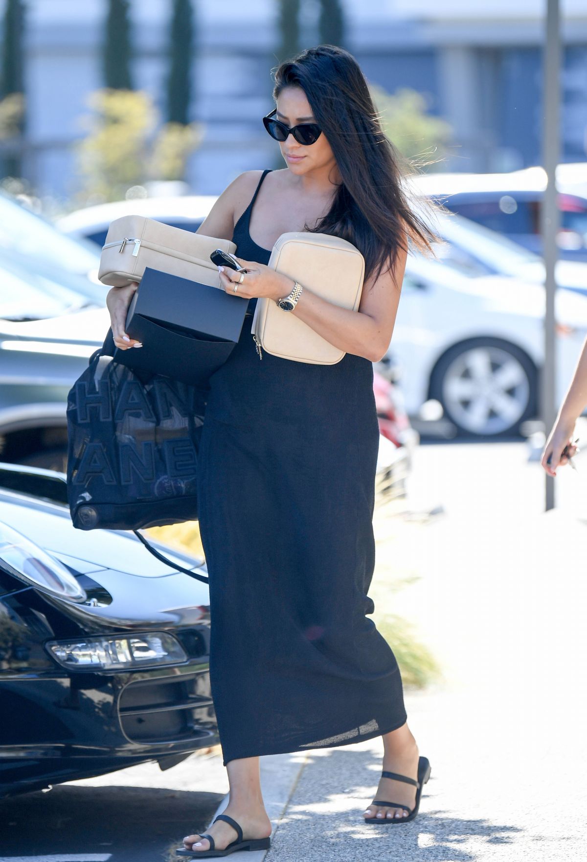 Pregnant SHAY MITCHELL Heading to a Business Meeting in Los Angeles 08 ...
