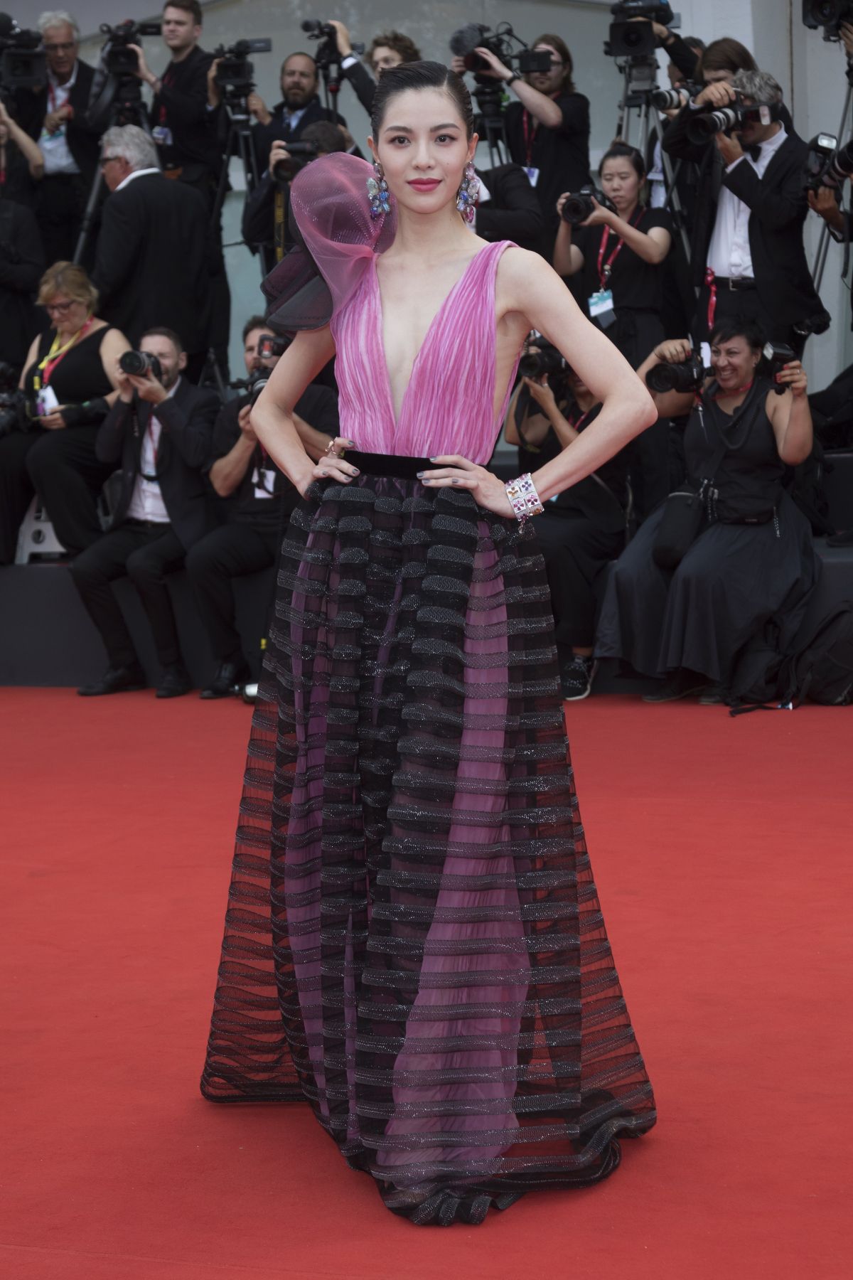 Zhong Chuxi At The Truth Premiere At 2019 Venice Film Festival 08 28