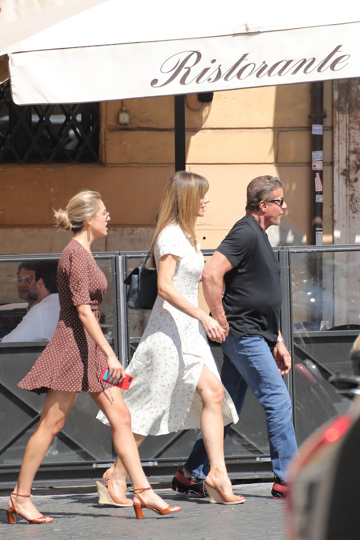 JENNIFER FLANVIN, SOPHIA and Sylvester Stallone in Rome 09/03/2019 –  HawtCelebs