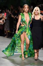 JENNIFER LOPEZ at Versace Runway Show at Milan Fashion Week 09/20/2019