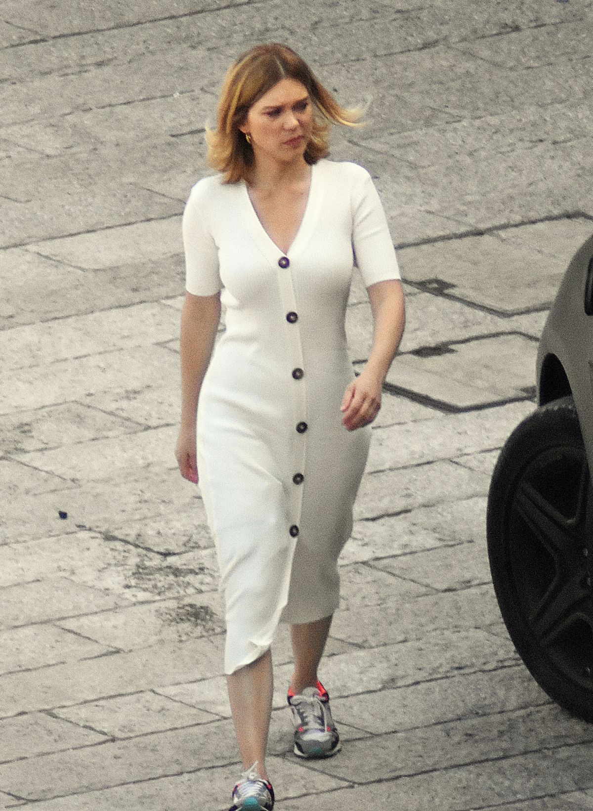 Lea Seydoux On The Set Of No Time To Die New James Bond Movie In Matera 09 15 2019 Hawtcelebs