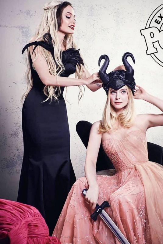 Angelina Jolie And Elle Fanning For People Magazine October 2019