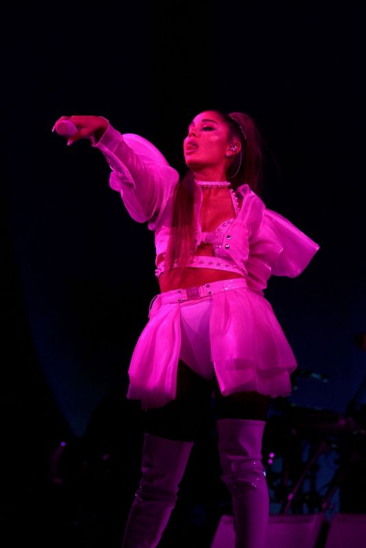 ARIANA GRANDE Performs at Sweetener World Tour in London 10/15/2019 ...