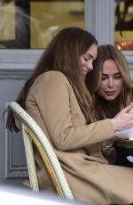 KIMBERLEY GARNER and ELLIE LYONS Out for Lunch in West London 10/08/2019