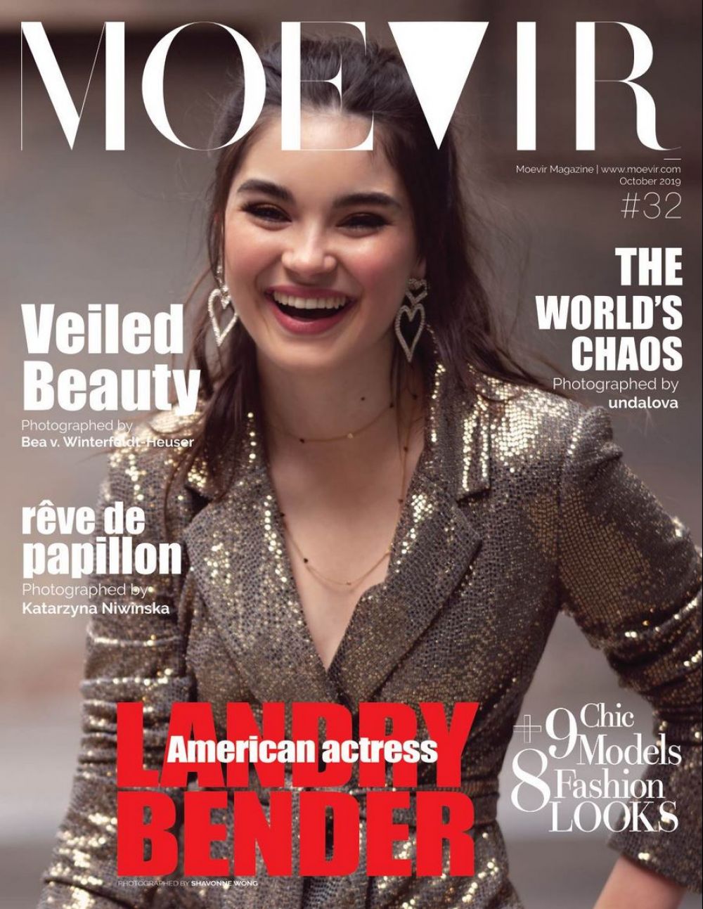 LANDRY BENDER for Moevir Magazine, October 2019 – HawtCelebs