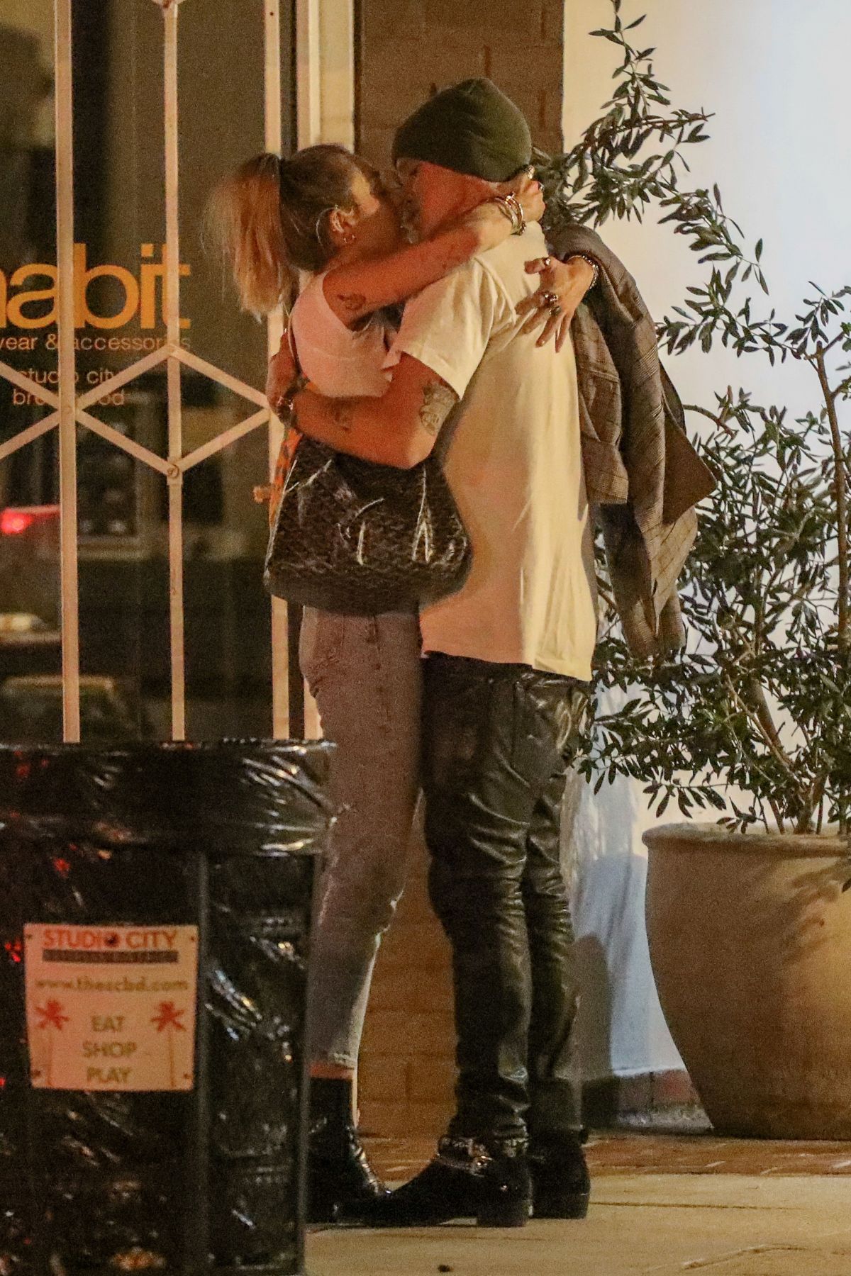 MILEY CYRUS and Cody Simpson Night Out in Studio City 10/18/2019 ...