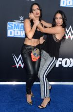 NIKKI and BRIE BELLA at WWE Friday Night Smackdown on Fox Premiere in Los Angeles 10/04/2019