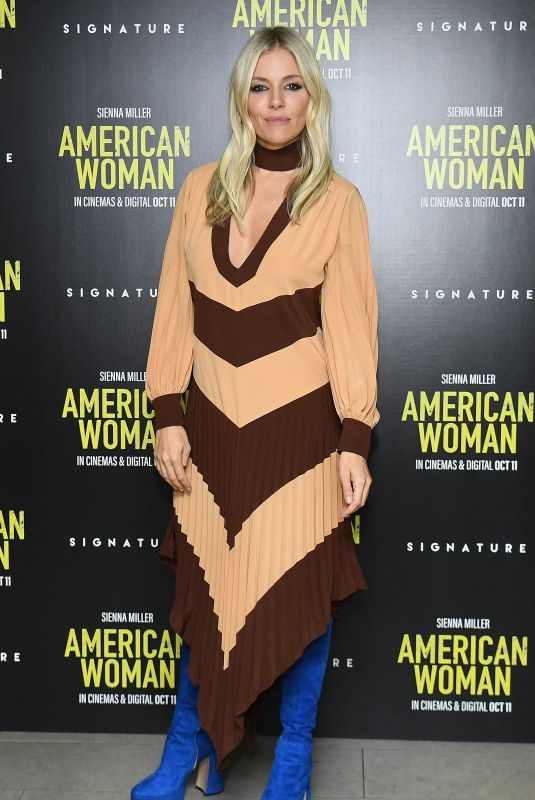 SIENNA MILLER at American Woman Special Screening at Curzon Bloomsbury in London 10/09/2019