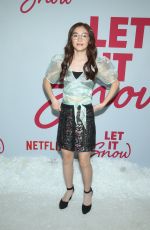 ANNA CATHCART at Let It Snow Premiere in Los Angeles 11/04/2019