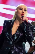 CHRISTINA AGUILERA Performs at The X Tour in London 11/10/2019