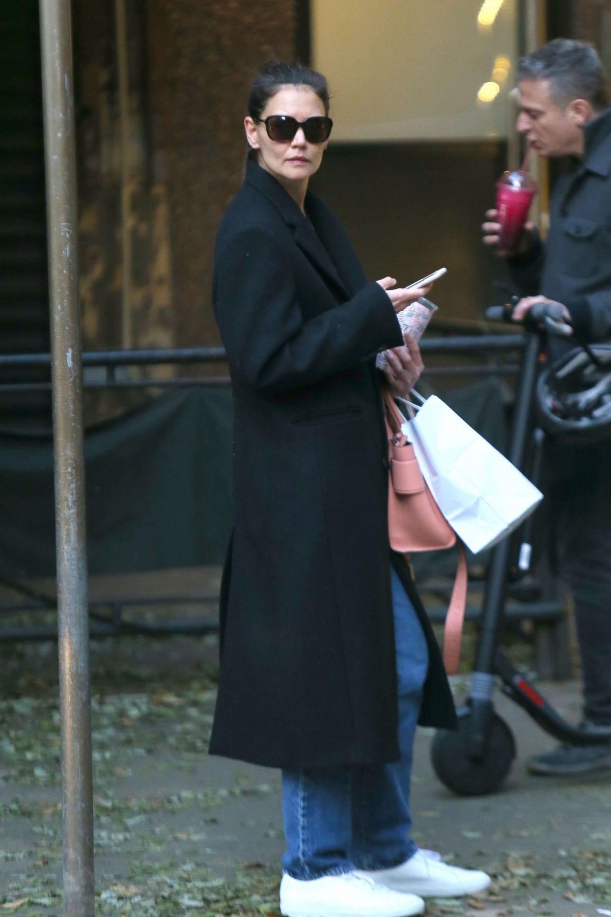 KATIE HOLMES Out Shopping in New York 11/25/2019 – HawtCelebs
