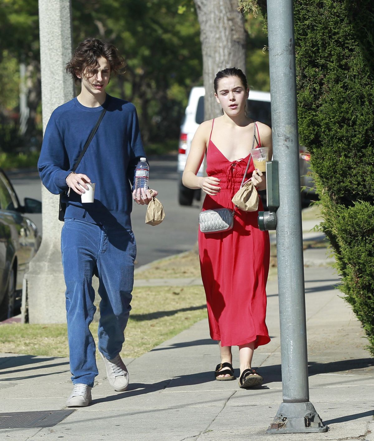 KIERNAN SHIPKA and Timothee Chalamet Out for Coffee in Los Angeles 11 ...