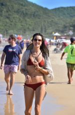 ALESSANDRA AMBROSIO in Bikini at a Beach in Florianopolis 12/29/2019