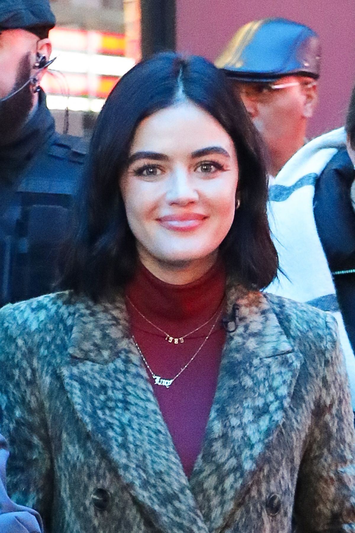 LUCY HALE at Rehearsals for 2020 New Year’s Eve at Times Square in New ...