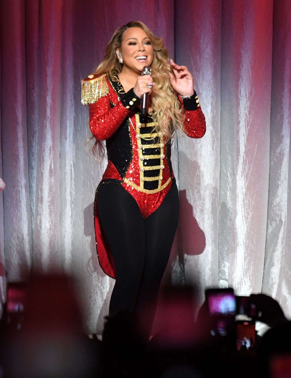 Mariah Carey Performs At Her All I Want For Christmas Is You Tour At Madison Square Garden In 