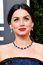 ANA DE ARMAS at 77th Annual Golden Globe Awards in Beverly Hills 01/05/2020