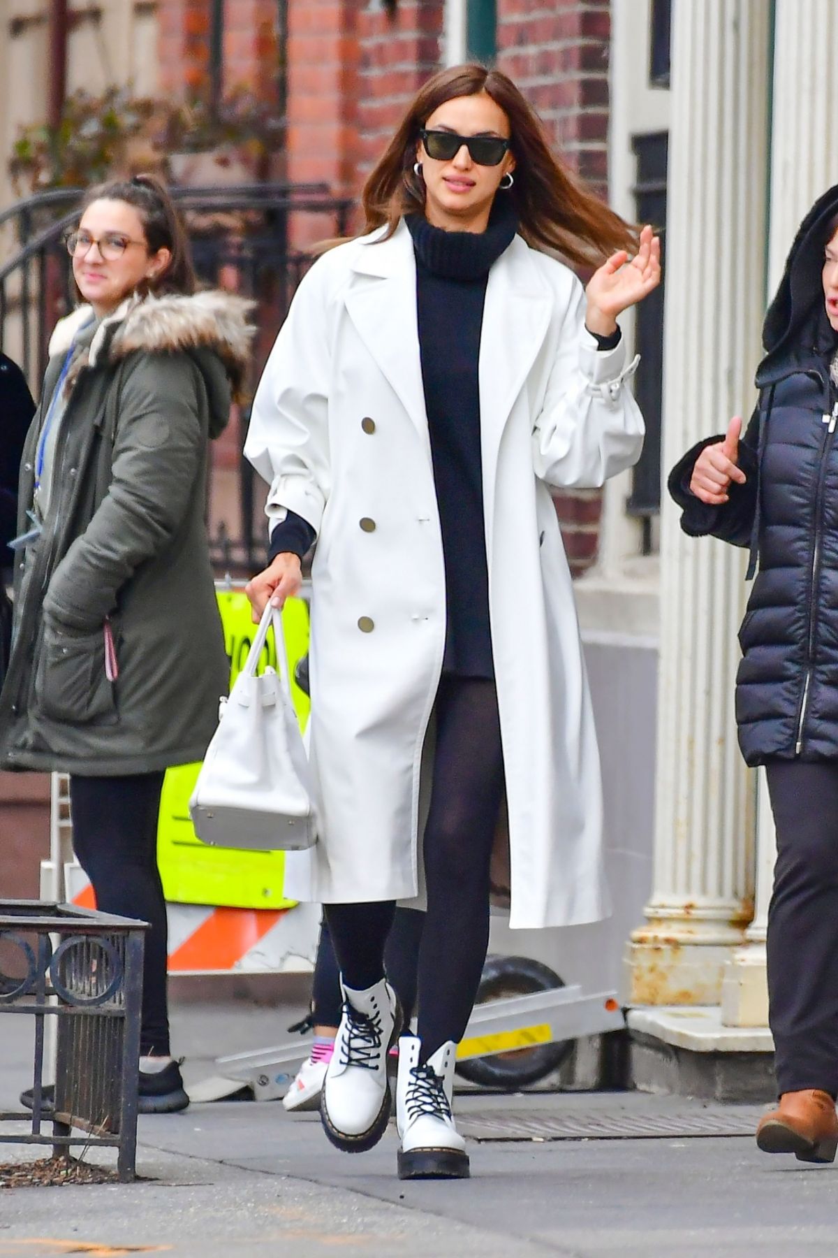 IRINA SHAYK Out Shopping with Her Mother in New York 01/27/2020 ...