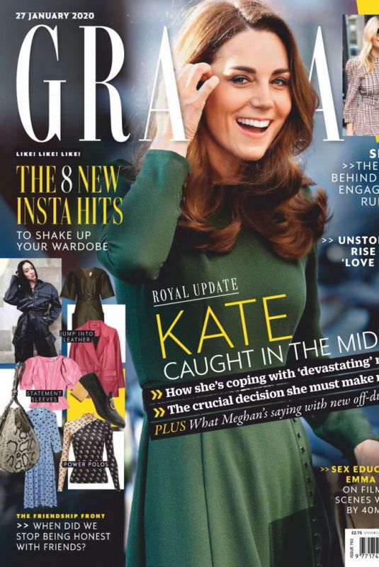 KATE MIDDLETON on the Cover of Grazia Magazine, January 2020 – HawtCelebs