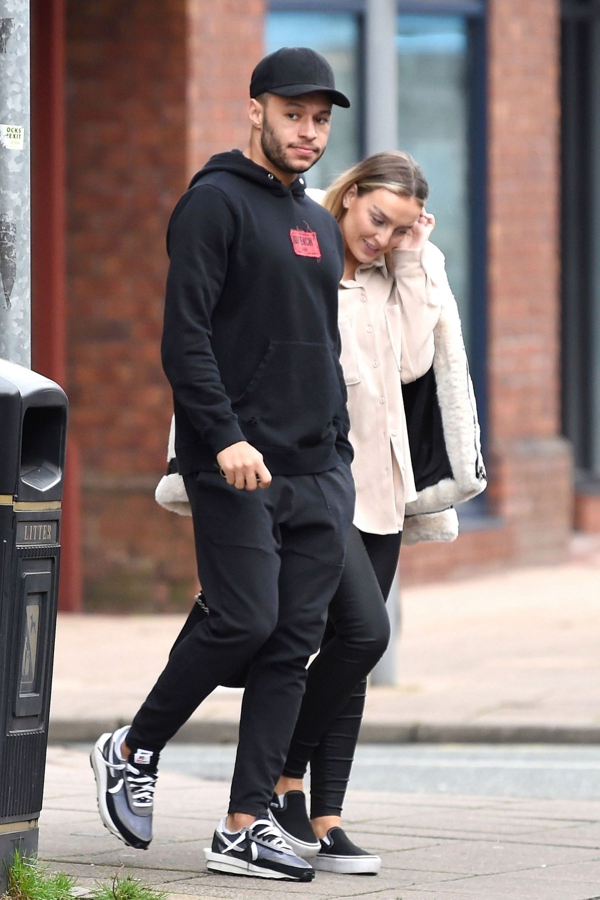 PERRIE EDWARDS and Alex Oxlade-Chamberlain Out in Wilmslow 01/07/2020 ...