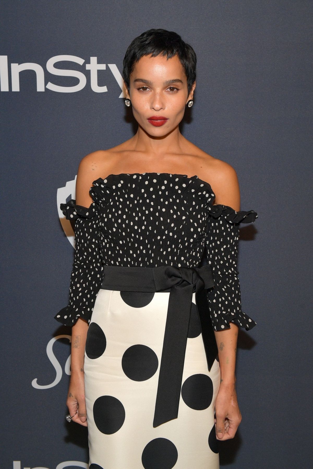 ZOE KRAVITZ at Instyle and Warner Bros. Golden Globe Awards Party 01/05 ...