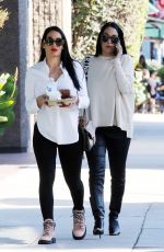 BRIE and Pregnant NIKKI BELLA Out in Los Angeles 02/14/2020