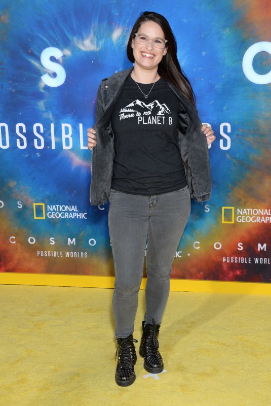 CARA SANTANA MARIA at Cosmos: Possible Worlds Premiere in Los Angeles 02/26/2020