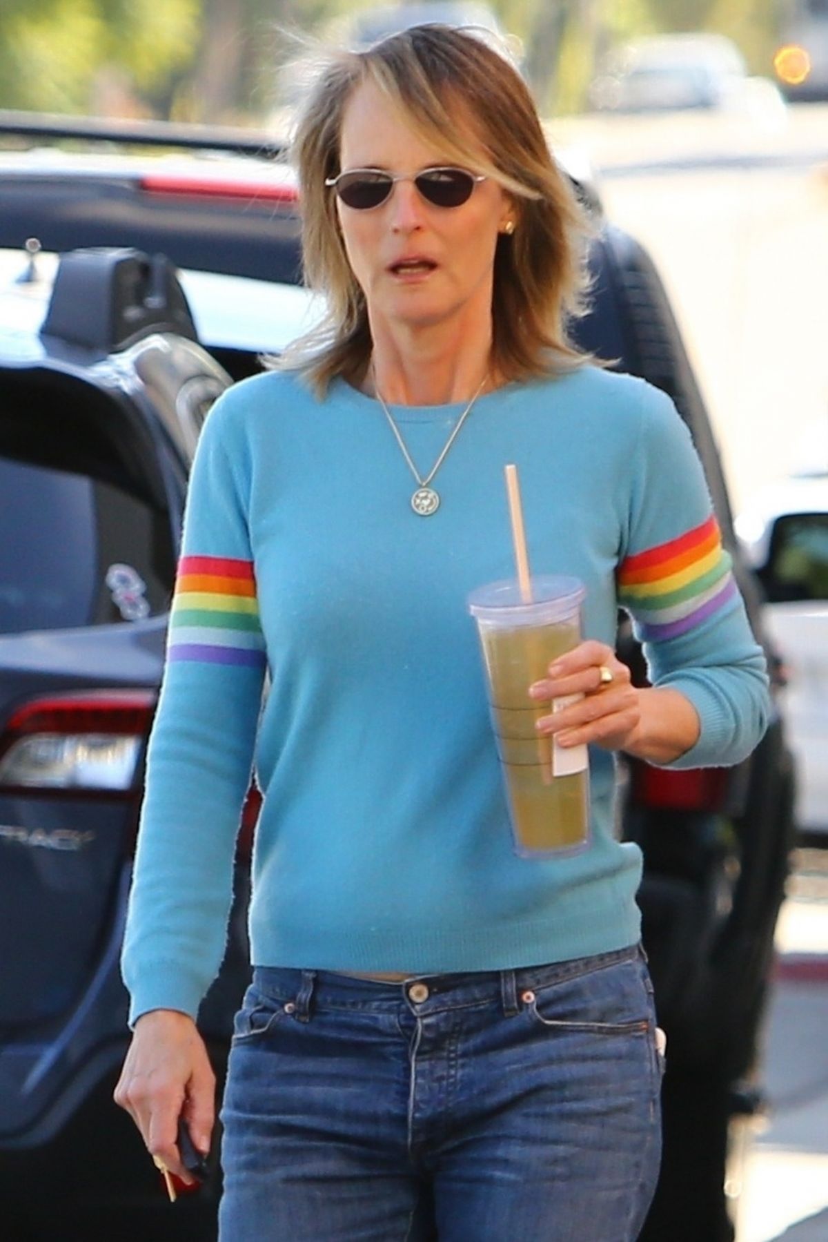 HELEN HUNT Out and About in Brentwood 01/31/2020 HawtCelebs