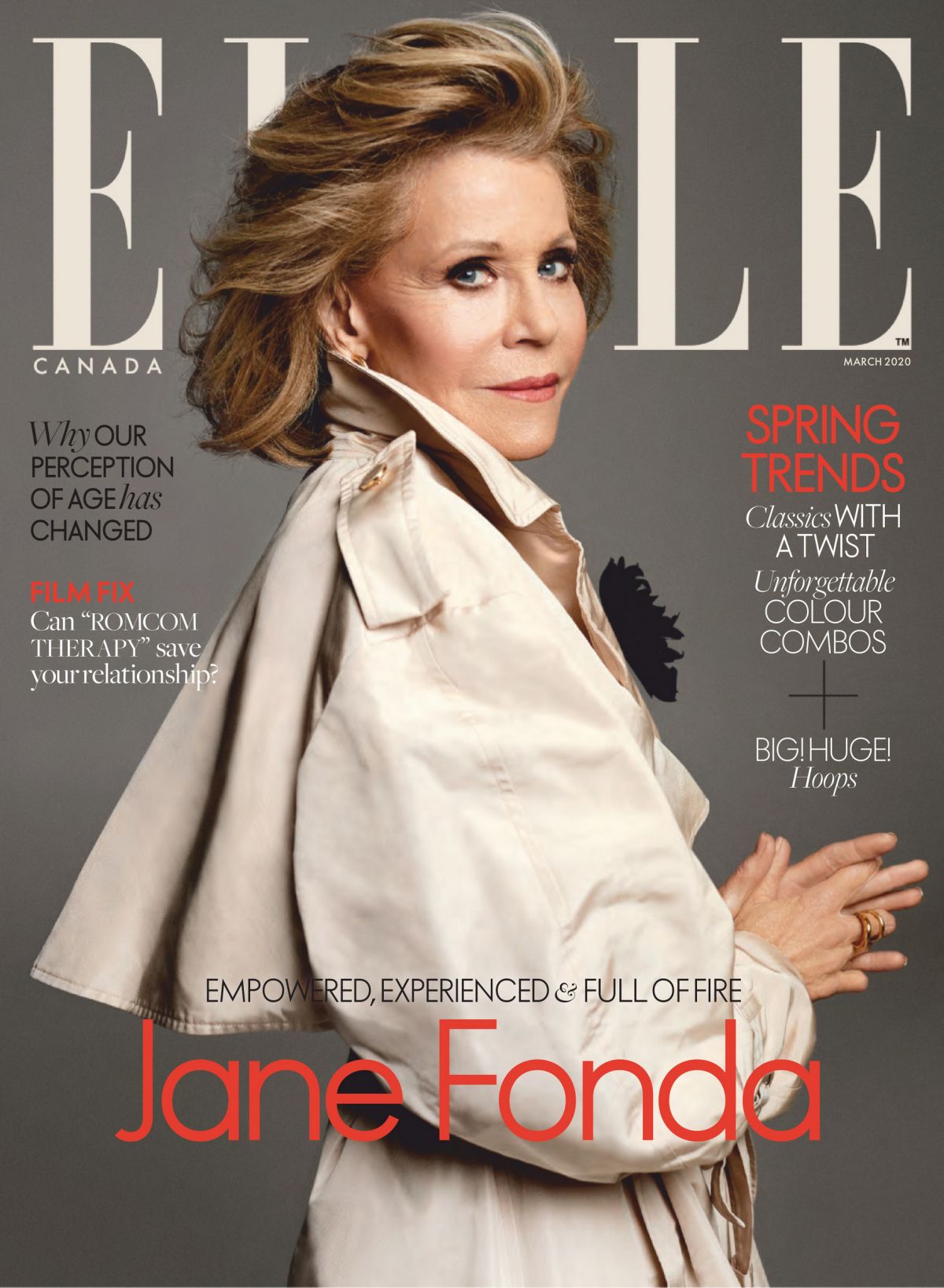 JANE FONDA in Elle Magazine, Canada March 2020 - HawtCelebs