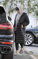 KATY PERRY Out and About in Los Angeles 02/19/2020