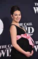Pregnant CARA GEE at The Call of the Wild Premiere in Los Angeles 02/13/2020