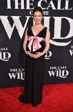 Pregnant CARA GEE at The Call of the Wild Premiere in Los Angeles 02/13/2020